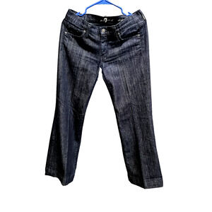 7 For All Mankind Dojo Bootcut Rhinestone Women's‎ Jeans Size 27
